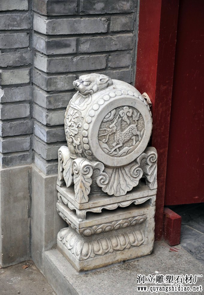 仿古石門墩