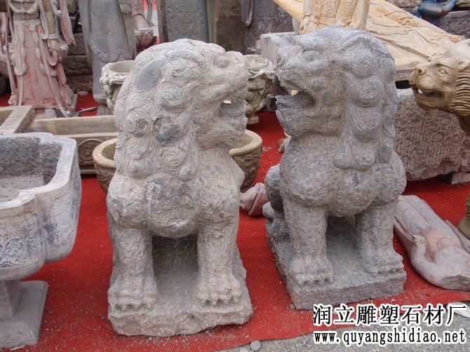 仿古石獅