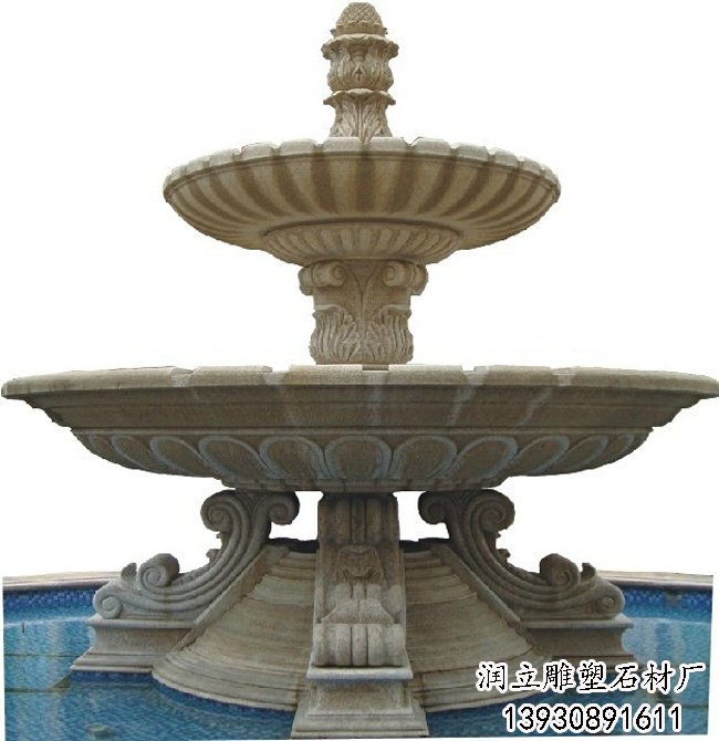 石雕噴泉